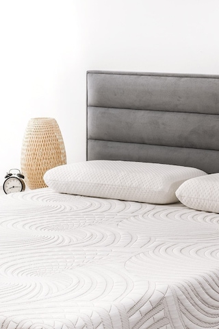 WhiteBlanco Ortopedik Tombul Visco Yastık Beyaz