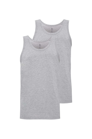 U.S. Polo Assn. Erkek Gri Melanj 2 Li Atlet 80188 Gri