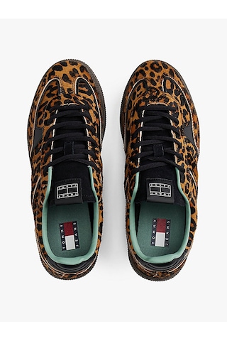 Tommy Hilfiger The Greenwıch Edge Leopard Kadın Beyaz Spor Ayakkabı - En0en02904 Beyaz