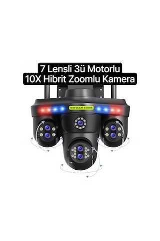 7 Lens 4 Görüntü 10x Hibrit Zoom Ptz Güvenlik Kamerası-135889