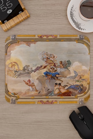 Ortaçağ Sanat Kaymaz Dikişli Kauçuk Oyuncu Mousepad V1 - 22x18 Gaming Mouse Pad Fare Altlığı
