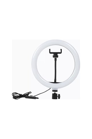 12 Inch Youtuber Video Oda Çekimleri Için Ring Light Sürekli Beyaz Led Işık Halka Led Lamba