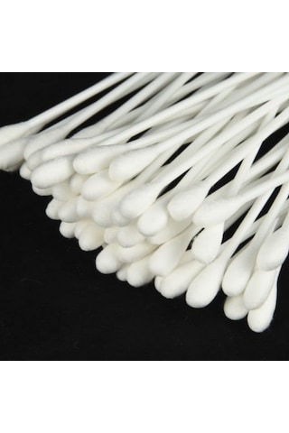 Eküvyon Çubuğu Non Steril Plastik Pamuklu 15 Cm 100 Adet