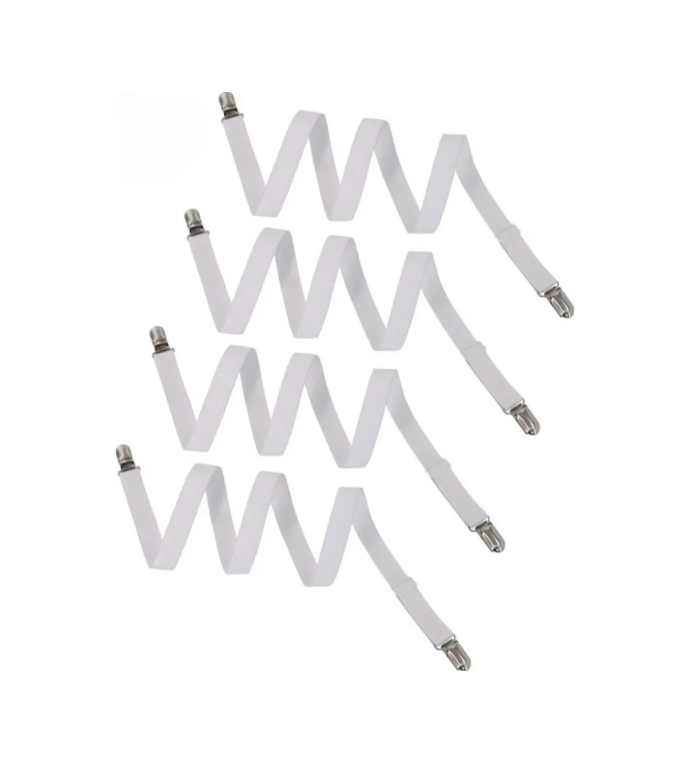 Fluffyshop Çarşaf Tutucuları, Alez Askıları 178965251 Beyaz