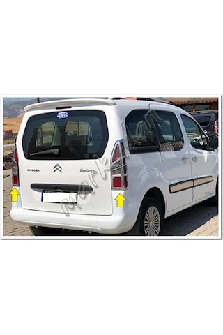 Citroen Berlingo Krom Stop Çerçevesi 2008-2018 2 Parça Abs Krom