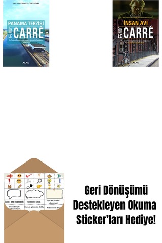 Panama Terzisi + İnsan Avı + Okuma Sticker'ları