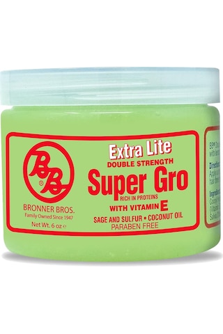 Bronner Bros Super Gro Extra Lite Vitamin E Saç Bakım Kremi 170gr