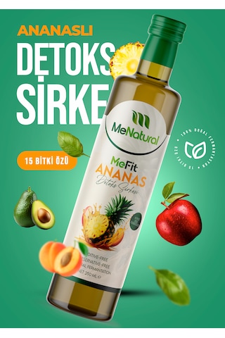 Menatural Mefit Ananaslı Detoks Sirkesi - 250 ML