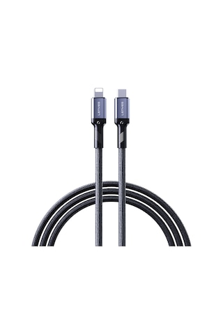 Lenyes Lc509 Type-c To Lightning Pd 30w Örgü Tasarımlı Hızlı Şarj Özellikli Şarj Kablosu 1m Siyah Siyah