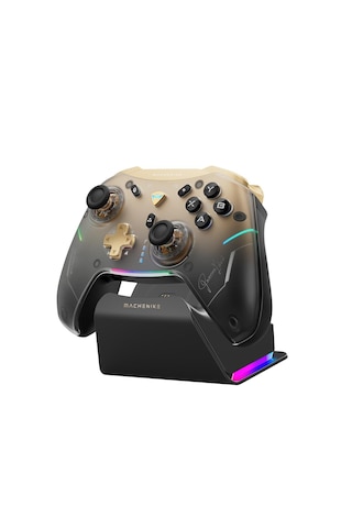 Machenike G5 Pro V2 Play Edition Tri-Mode RGB Siyah Charging Dock PC Gamepad