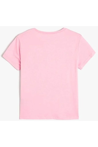 Koton Kız Çocuk T-shirt Pembe 4skg10571ak 24yy59003848 Y5914 Pembe