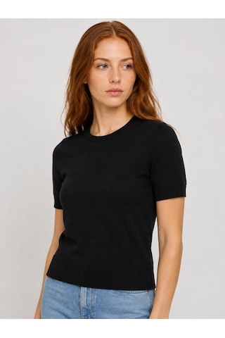 Loft Regular Fit Kadın Bluz K.kol Lf2044861 Q1.v1 Siyah