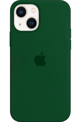 Apple Uyumlu iPhone 14 Logolu İçi Kadife Silikon Lansman Kılıf (10 Renk)