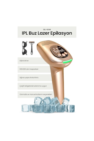 Sinbo Sel - 6044 Lazer Epilatör Gold