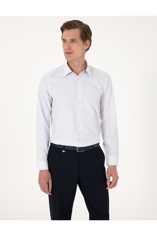Pierre Cardin Erkek Mavi Gömlek Desenli 50307263-vr036 Mavi