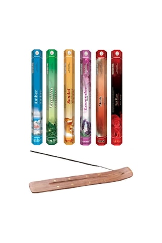 Flute 120 Adet Karışık Tütsü + Tütsülük Flute 120 Adet Karışık Tütsü + Tütsülük