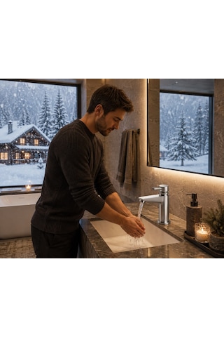 Zaman Ayarlı Lavabo Musluğu Acar Mıx 02.01.201