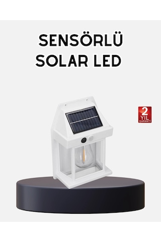 Solar Sensörlü Dış Mekan Lamba 3 Işık Modlu Ip65 Dayanıklı