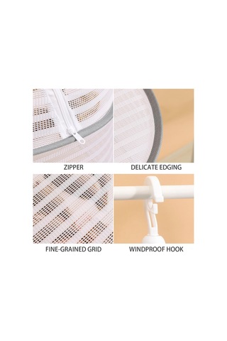 Lemestar 3 Katlı Çok Amaçlı Bitki Kurutma Ağı - Fırça Desenli Çok Katlı Kurutma Ağı