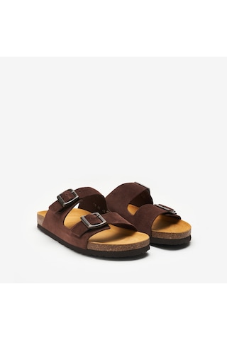 Cocoa Terlik Erkek 19b5 Frau Leather Kahverengi