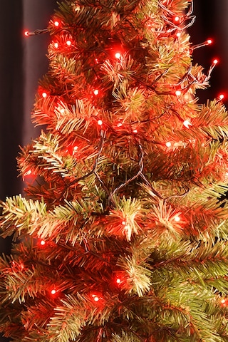 8.25 Metre Eklemeli Led Işık 80 Led - Kırmızı Renkli Prizli Dekoratif Aydınlatma Seti Karton Kutulu Diğer