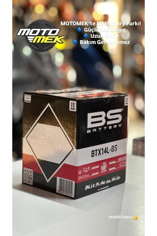 Bs Battery Btx14l-bs Motosiklet Aküsü Ytx14l
