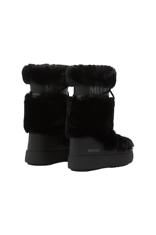 N001 Black Bot Kadın 80d2450210-n001 Moon Boot Ltrack Faux Fur High Wp Black Siyah
