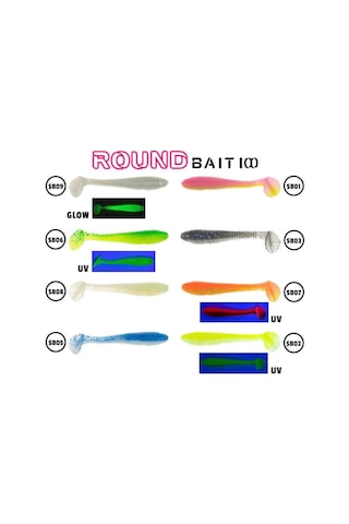 Fujin Round Bait 100mm Silikon Balık