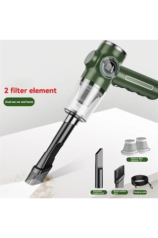 Jl Kablosuz Araba Elektrikli Süpürge 9800000pa Yüksek Güç Güçlü