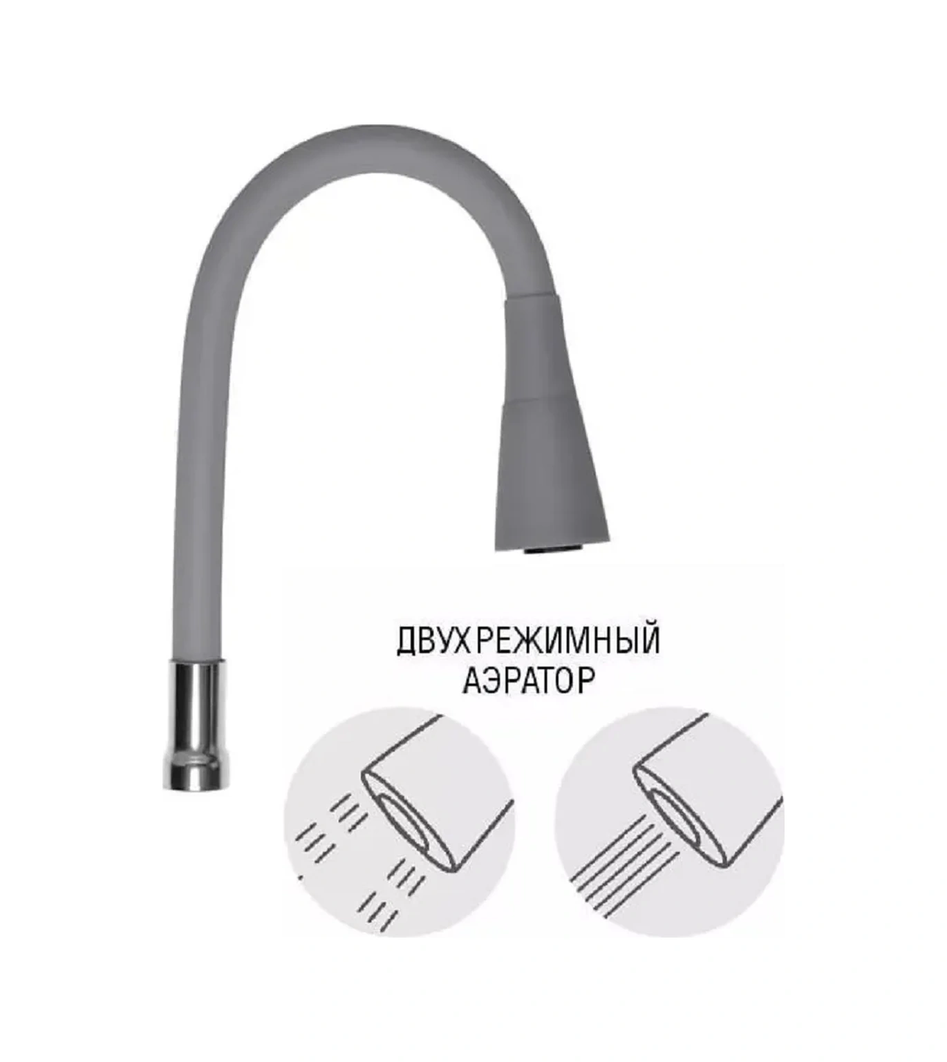 Vaterlinia Mutfak Musluğu İçin Esnek Çıkış 431523681 Krom