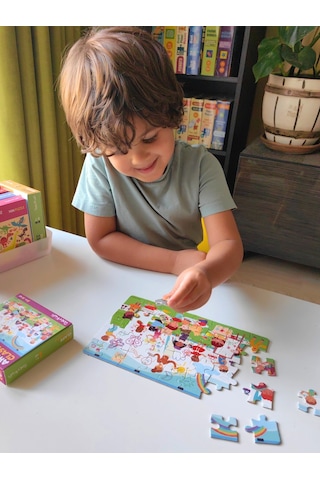 Doerkids Sanat Sınıfı Mini Puzzle 40 Parça
