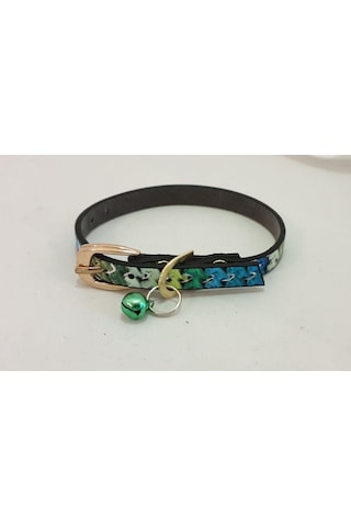 Mavi Kilim Desen Derili 1 CM Zilli Tasma