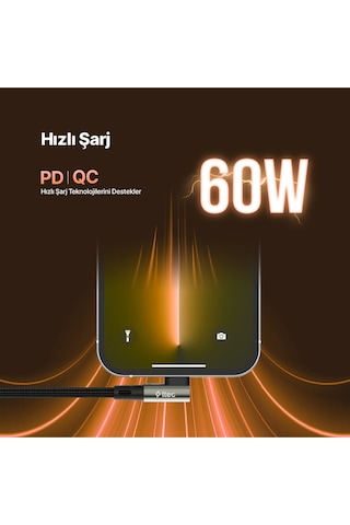 Ttec 150 CM Hızlı Şarj Kablosu