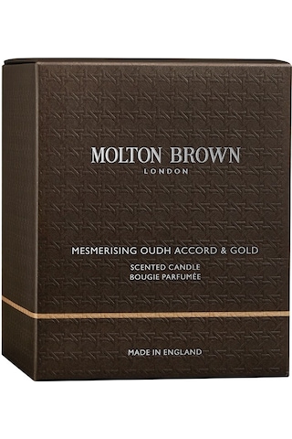 Mesmerising Oudh Accord Gold Mum Sıcak Zimt Aromalı Oudh Duşu İle Evde Rahatlık Siyah