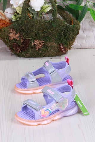 Vicco 332.p25y.254 Lila Can Anatomik Işıklı Kız Çocuk Sandalet Lila