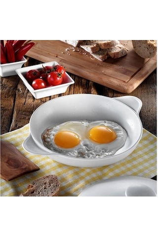 Kütahya Porselen Porflame Porselen 25 CM Kapaklı Tava