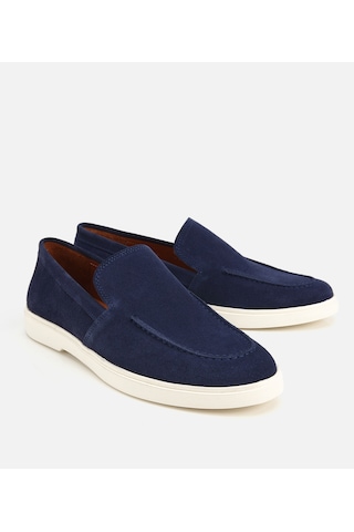 Hotiç Erkek Süet Deri Lacivert Yumuşak Dokulu Günlük Loafer 02ayh329650a680 02ayh329650a680