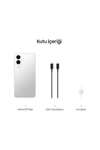 Samsung Galaxy S25 Edge 512 GB (Samsung Türkiye Garantili)
