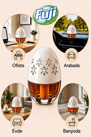 Ilgaz Fuji Amber Kokulu Araç, Wc, Oda Ve Ortam Kokusu 100 Ml Amber Fusion Kalıcı Kavanoz Koku