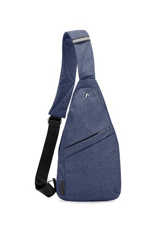 Dianziye Erkekler İçin Polyester Anti-kaçırma Göğüs Çantası - Spor, İş Ve Çağrı Kullanıma Uygun Mavi Renk