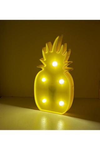 Işık Kasabası 162 Ananas Gece Lambası Sarı