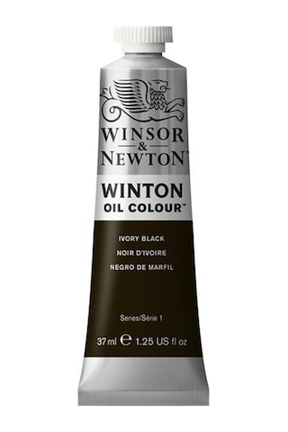 Winsor Newton Winton Yağlı Boya 37 ML - N:24 Ivory Black N11.24