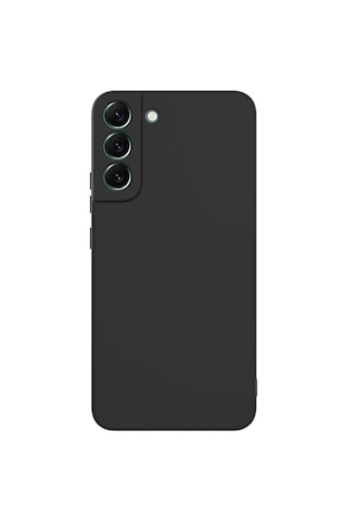 Smcase Samsung Galaxy Uyumlu S22 5g Kılıf Kamera Korumalı Biye Silikon Siyah