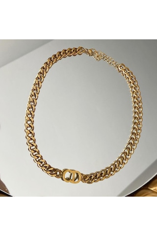 Cd Gurmet Gold Çelik Kolye Çok renkli