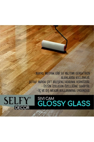 Glossy Glass Sıvı Cam 750 Gram