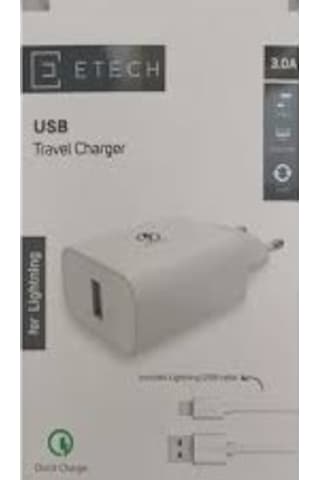 Soultech Etech ET501-I 3.0 A Iphone Seyahat Hızlı Sarj Seti