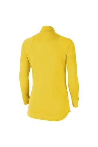 Nike Academy Dri Fit Half Zip Kadın Sarı Dik Yaka Sweatshirt Sarı