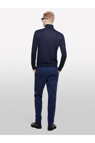 Sisley Erk Pamuk Karışımlı Dar Kesim Chino Pantolon Erkek Soluk Lacivert Pantolon - 324a4jgcsf04w