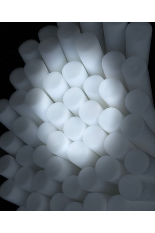 Kalın Deniz ve Havuz Makarnası, Köpük Sosis, BEYAZ 1 adet Beyaz