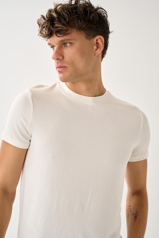 Alexandergardi Bisiklet Yaka Basic T-shirt Beyaz